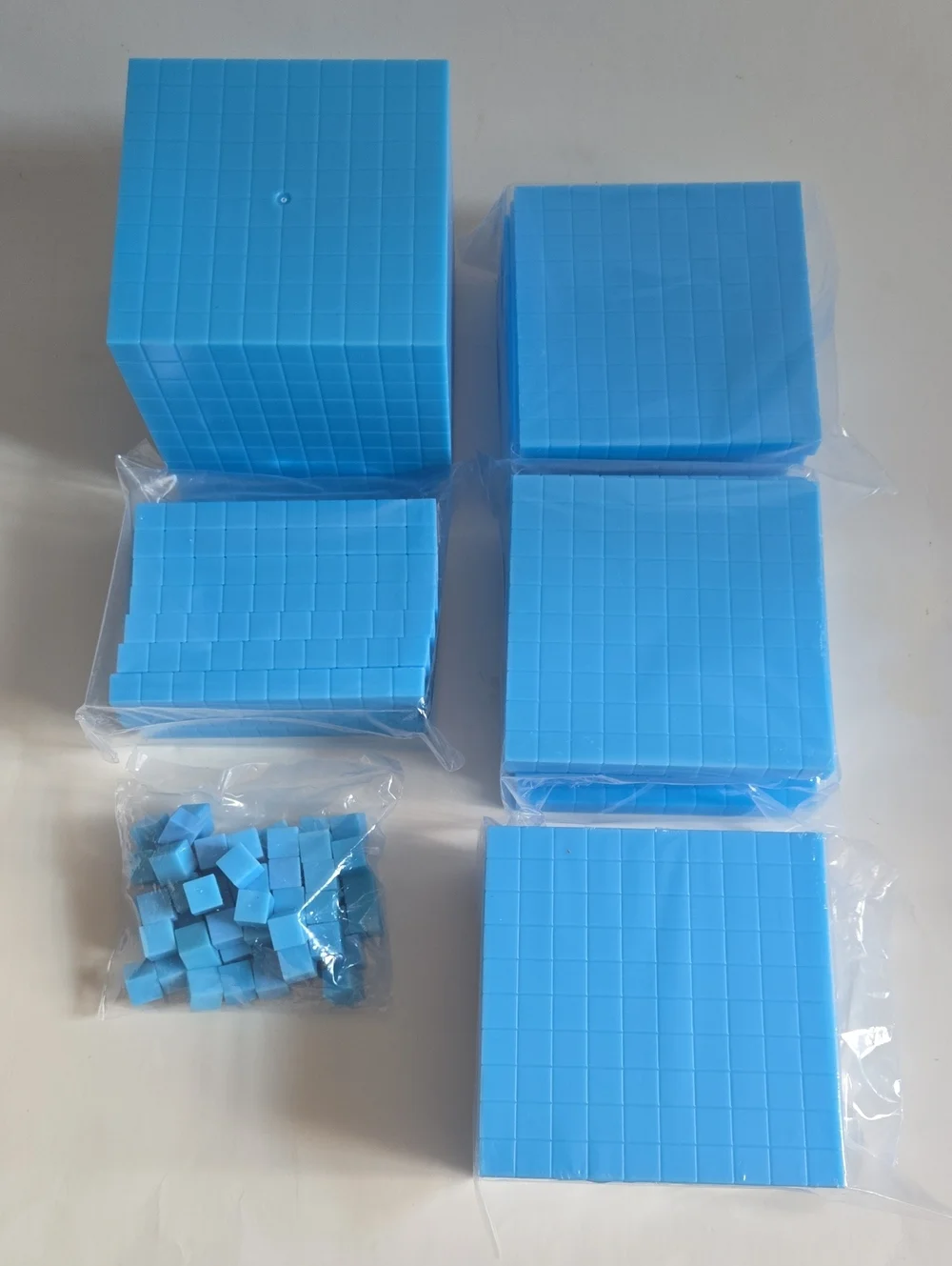 K12 Math Base-10 Set + Color Tiles 100 Piece NEW Homeschool